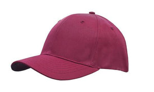 6 Panel Budget Cap - Custom Embroidered - Maroon