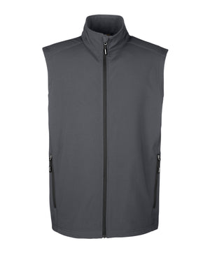 Core365 Men's Cruise Two-Layer Fleece Bonded Soft Shell Vest