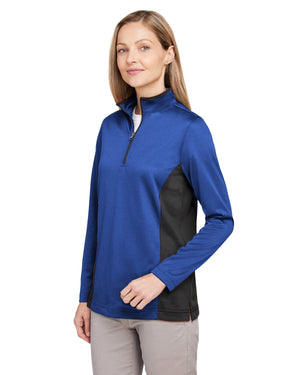 Harriton Ladies' Flash Snag Protection Plus IL Colourblock Quarter-Zip