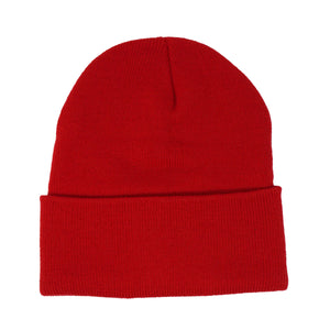 Knit Cuff Toque - Red