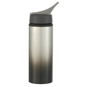 25 Oz. Aluminum Ozona Tumbler - Silver With Black