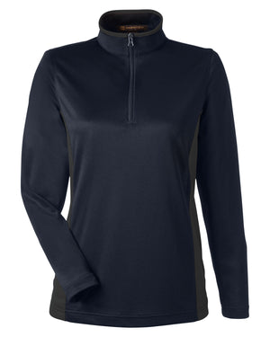 Harriton Ladies' Flash Snag Protection Plus IL Colourblock Quarter-Zip