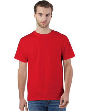 Adult Ringspun Cotton T-Shirt - Athletic Red