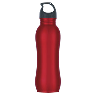 25 Oz. Stainless Steel Grip Bottle - Metallic Red