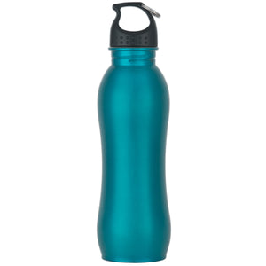 25 Oz. Stainless Steel Grip Bottle - Metallic Teal