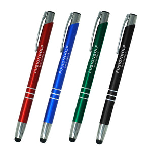 Excalibur Metal Promotional Pen with Soft Stylus