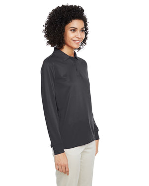 Harriton Ladies' Advantage Snag Protection Plus IL Long Sleeve Polo