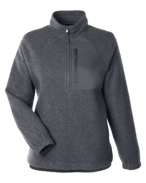 North End Ladies' Aura Sweater Fleece Quarter-Zip