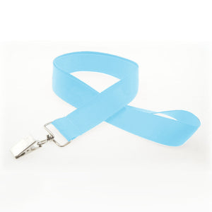 1" BEST Value Lanyard - Baby Blue