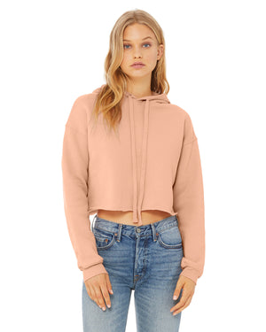 Bella + Canvas Ladies' Cropped Fleece Hoodie