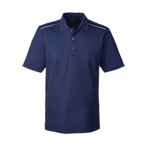 Core365 Origin Performance Pique Polo with Reflective Piping - Men's AC88181R (Navy)