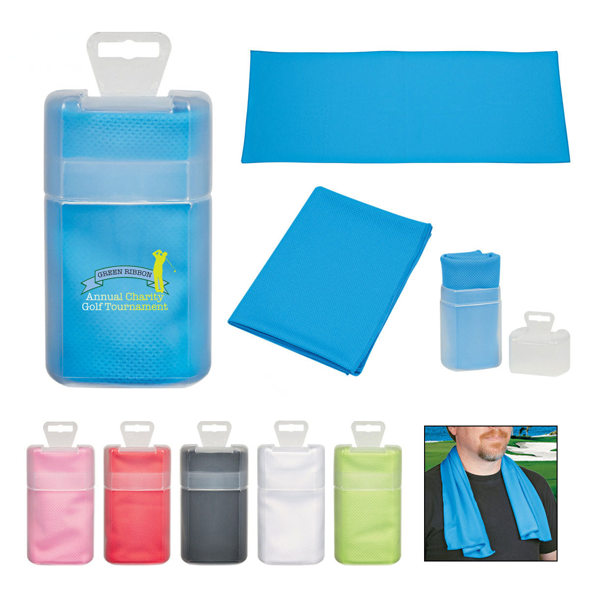 Cooling Towel In Plastic Case