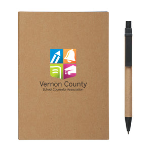 MeetingMate Notebook With Pen And Sticky Flags