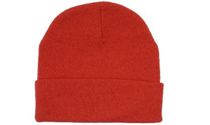 Acrylic Toque with Cuff - Red