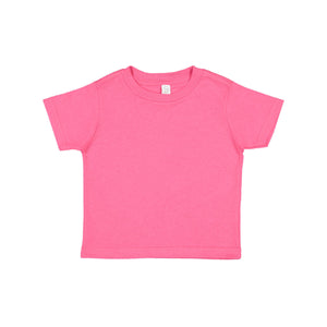 Rabbit Skins Toddler Fine Jersey T-Shirt - Hot Pink