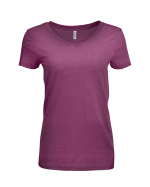 Threadfast Ladies' Vintage Dye Short-Sleeve V-Neck T-Shirt