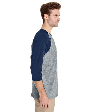 Gildan Adult Heavy Cotton™ Three-Quarter Raglan Sleeve T-Shirt