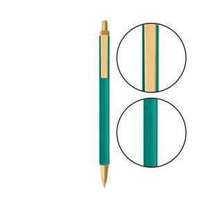 Teal BIC® Clic Stic® Pen - Teal With Cream