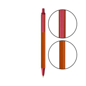 Metallic Orange BIC® Clic Stic® Pen - Metallic Orange With Metallic Red