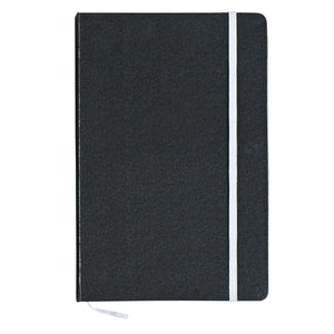 Shelby 5" x 7" Notebook - Black With White