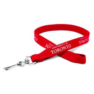 Silkscreen Flat Lanyard SSFLT34 - Red