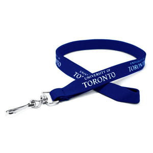 Silkscreen Flat Lanyard SSFLT34 - Navy