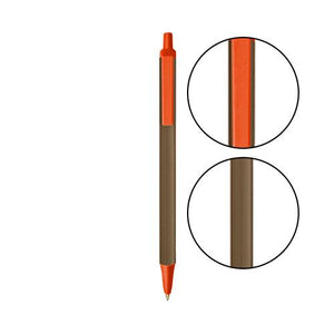 Metallic Sand BIC® Clic Stic® Pen - Metallic Sand With Orange