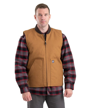 Men's Workman's Duck Vest - Brown Duck