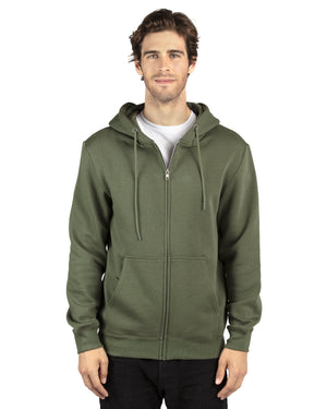 Threadfast Unisex Ultimate Fleece Full-Zip Hooded Sweatshirt