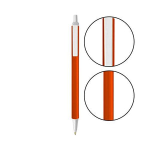 Orange BIC® Clic Stic® Pen - Orange With White