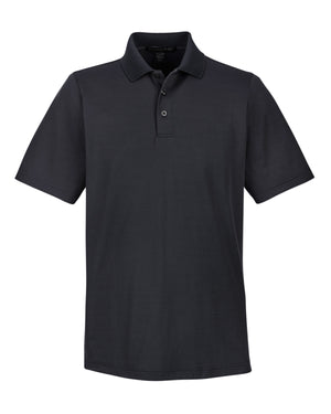 CrownLux Performance® Tall Plaited Polo - Black