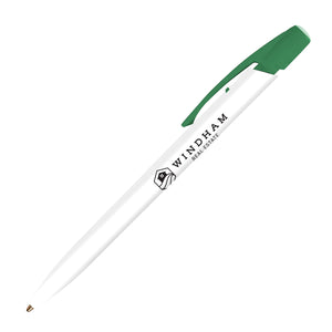 BIC® Media Clic™ Pen - White With Forest Green