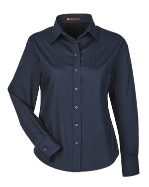 Harriton Ladies' Essential Poplin