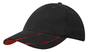 6 Panel BHC Cap with Peak Inserts - Custom Embroidered -