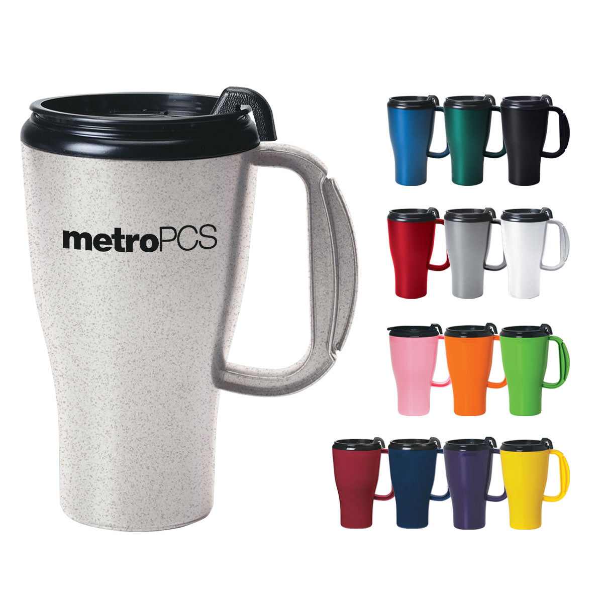 16 oz Omega Mug with Slider Lid