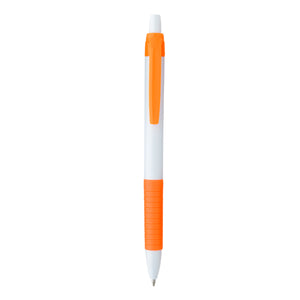 Serrano Pen - White With Orange