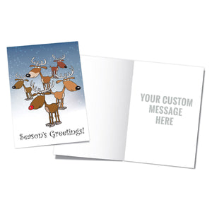 Holiday Cards - Custom Inside Design and Message - E