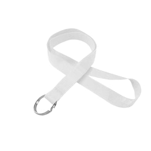 3/4" BEST Value Lanyard - White