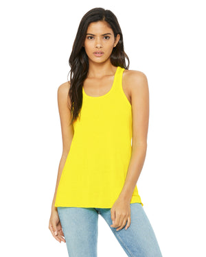 Ladies' Flowy Racerback Tank - Neon Yellow