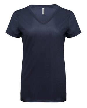 Threadfast Ladies' Liquid Jersey V-Neck T-Shirt