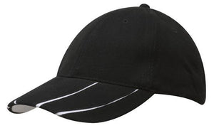 6 Panel BHC Cap with Peak Inserts - Custom Embroidered -