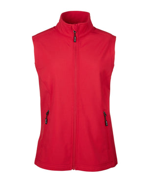 Core365 Ladies' Cruise Two-Layer Fleece Bonded Soft Shell Vest