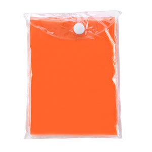 Disposable Poncho - Orange