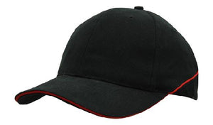 6 Panel BHC Cap Sandwich & Crown Piping - Custom Embroidered -