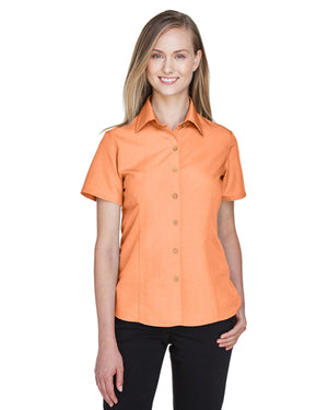 Harriton Ladies' Barbados Textured Camp Shirt