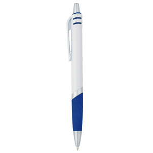 Kingston Pen - White With Royal Blue