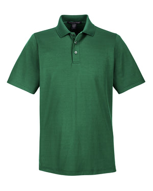 CrownLux Performance™ Men's Plaited Polo - Forest