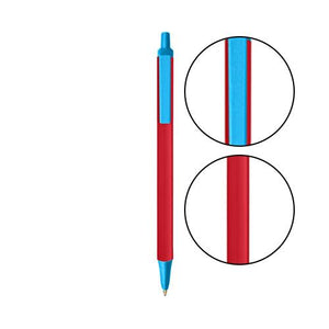 Red BIC® Clic Stic® Pen - Red With Blue