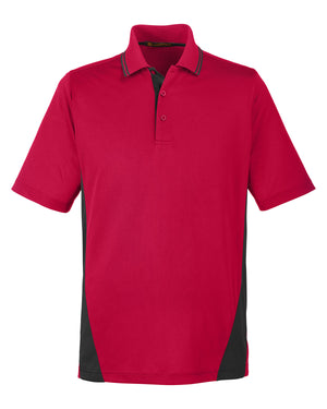 Harriton Men's Tall Flash Snag Protection Plus IL Colourblock Polo