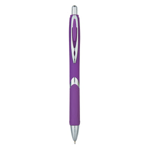 Dotted Grip Sleek Write Pen - Purple